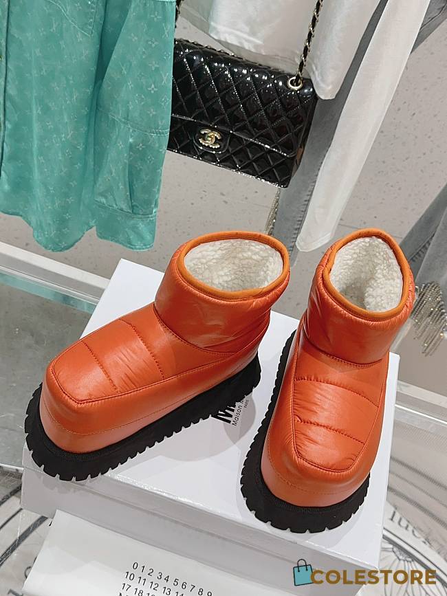 Colestore Maison Margiela Orange Padded Boots Size 35-39 - 1