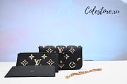 Louis Vuitton Pochette Felicie Monogram Empreinte Leather Bag 21 x 12 x 3 cm - 1