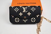 Louis Vuitton Pochette Felicie Monogram Empreinte Leather Bag 21 x 12 x 3 cm - 3
