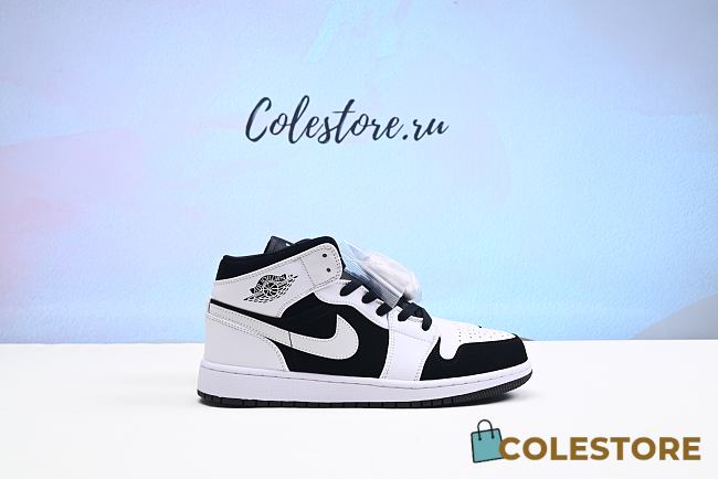 Coletore Nike Air Jordan 1 Mid Retro Tuxedo - 1