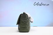 Chanel 19 Flap Bag Lamb Green Size 26cm - 3
