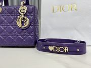 Colestore Dior Lady My ABC Purple Size 20cm 20 x 17 x 8  - 3