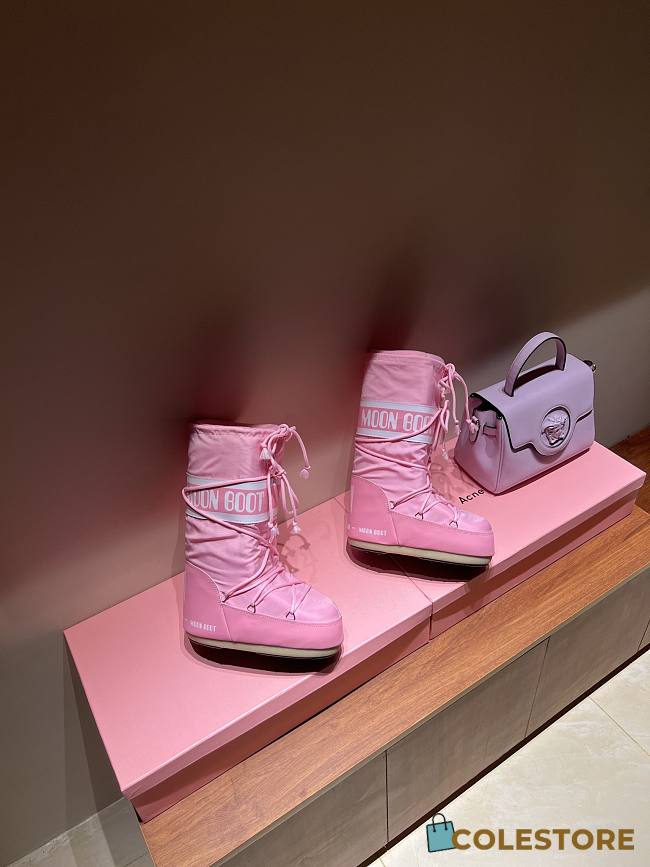 	 Colestore Moon Boots Pink Size 35-39 - 1