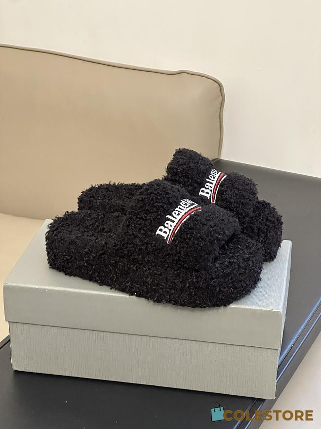 Balenciaga Black Slipper  - 1