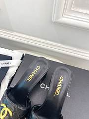 Colestore Chanel Slipper Black 6cm - 3