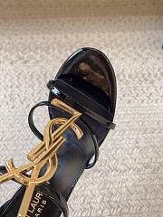 Colestore YSL Women's Black Cassandra 100 Patent Sandal - 4