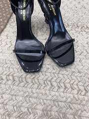 	 Colestore YSL Logo High Heels Black Sandals - 2