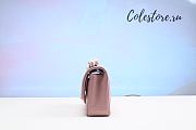 Colestore Chanel Mini Flap Bag With Top Handle Pink 25cm - 4