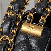 Colestore Chanel Mini Lambskin Black Size 13.5*20.5*5cm - 2