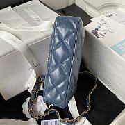 	 Colestore Chanel Mini Lambskin Blue Size 13.5*20.5*5cm - 4
