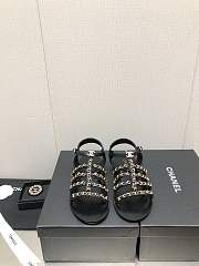 Colestore Chanel Black Sandals Size 35-39 - 1