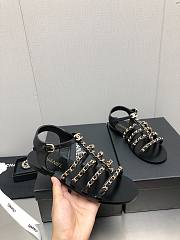 Colestore Chanel Black Sandals Size 35-39 - 3