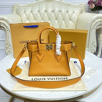 Louis Vuitton On My Side High End Leather In Orange 25cm