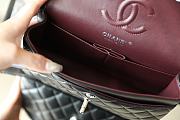 Colestore Chanel Flap Small Black Silver Hardware 14.5x23cmx6cm - 5