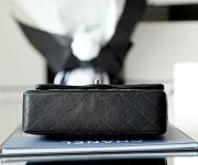 Colestore Chanel Flap Small Black Silver Hardware 14.5x23cmx6cm - 4