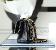 	 Colestore Chanel Flap Small Black Gold Hardware 14.5x23cmx6cm - 4