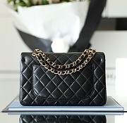 	 Colestore Chanel Flap Small Black Gold Hardware 14.5x23cmx6cm - 2