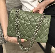 	 Colestore Chanel Flap Small Green Gold Hardware 14.5x23cmx6cm - 4