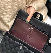 	 Colestore Chanel Flap Small Black Caviar Sliver Hardware 14.5x23cmx6cm - 4