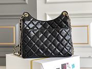 Colestore Chanel Small Hobo Bag Black Size 22.5*21.5*7cm - 5