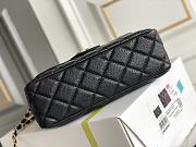 	 Colestore Chanel Small Hobo Caviar Bag Black Size 22.5*21.5*7cm - 3
