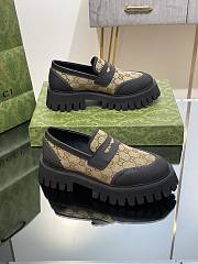 	 Colestore Gucci Canvas Loafer Brown Women/Men - 3