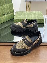 	 Colestore Gucci Canvas Loafer Brown Women/Men - 5