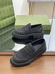 	 Colestore Gucci Canvas Loafer Black Women/Men - 6