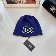 Colestore Chanel Blue Hat 2 Slide - 1