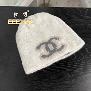 	 Colestore Chanel White Hat 2 Slide - 1