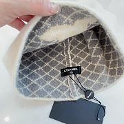 	 Colestore Chanel White Hat 2 Slide - 3
