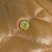 	 Colestore YSL LouLou Puffer Shoulder Brown Bag 23x8.5x15.5 - 6
