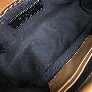	 Colestore YSL LouLou Puffer Shoulder Brown Bag 23x8.5x15.5 - 2