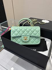 	 Colestore Chanel CF Mini Green Size 20×13×9cm - 1
