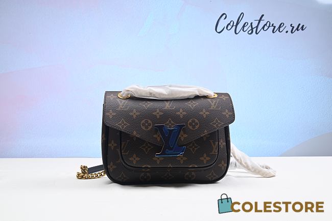 Louis Vuitton Passy Monogram Canvas Brown Handbag 24x17x12 cm - 1