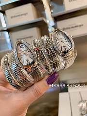 Colestore Bvlgari Serpenti Tubogas Watch In Silver - 1