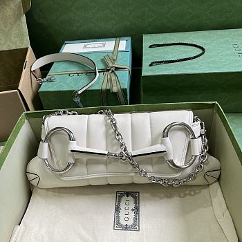 	 Colestore Gucci Horsebit Chain In White Size 38x15x16cm