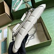 	 Colestore Gucci Horsebit Chain In White Small Size 27*11.5*5cm - 2