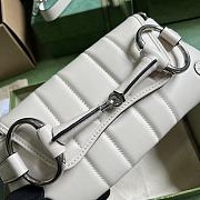 	 Colestore Gucci Horsebit Chain In White Small Size 27*11.5*5cm - 4