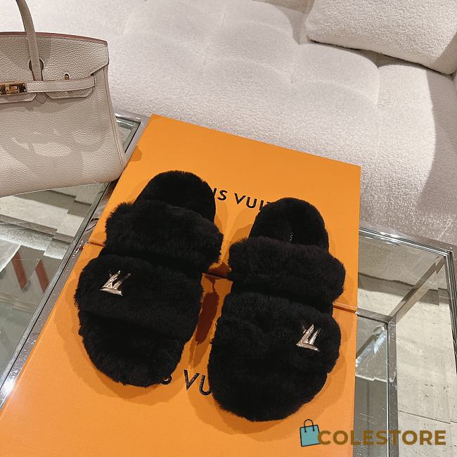 Colestore LV Sunset Comfort Flat Slipper In Black 1AC716 Size 35-40 - 1