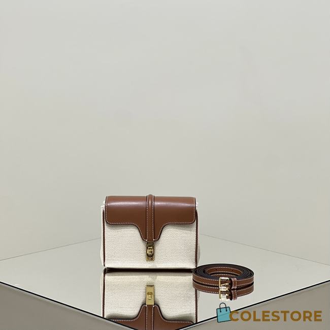 Colestore Celine Soft 16 In Smooth Calfskin Size 18*12.5*6cm - 1