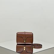 	 Colestore Celine Soft 16 In Smooth Calfskin Brown Size 18*12.5*6cm - 1