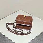 	 Colestore Celine Soft 16 In Smooth Calfskin Brown Size 18*12.5*6cm - 3
