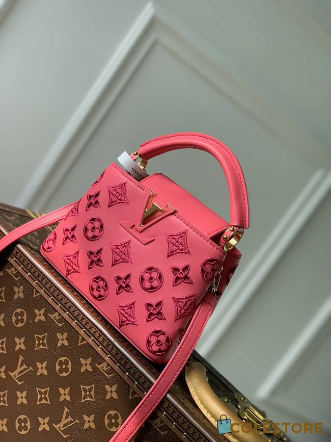Colestore Louis Vuitton Capucine BB Mini M22863 Pink Size 21x14x8 cm - 1