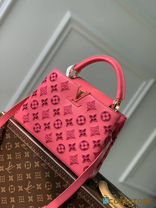 	 Colestore Louis Vuitton Capucine BB M22863 Pink Size 27×18×9cm - 1