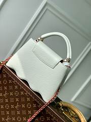 	 Colestore Louis Vuitton Capushell Capucine BB M22121 White Size 27×18×9cm - 4