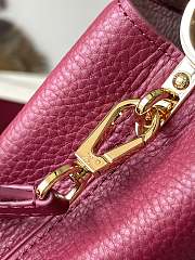 	 Colestore Louis Vuitton Capucine BB Taurillon Plum Mini Size 21 *14 * 8 cm - 6
