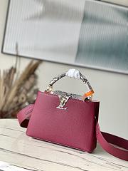 	 Colestore Louis Vuitton Capucine BB Taurillon Plum Size 27 *18 * 9 cm - 1