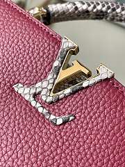 	 Colestore Louis Vuitton Capucine BB Taurillon Plum Size 27 *18 * 9 cm - 2