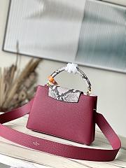 	 Colestore Louis Vuitton Capucine BB Taurillon Plum Size 27 *18 * 9 cm - 5